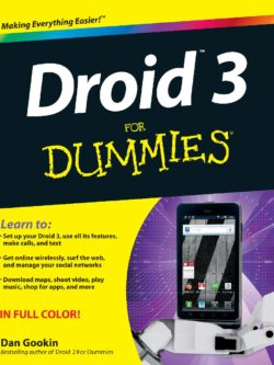 Droid 3 For Dummies PDF