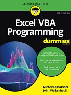 Excel VBA Programming for Dummies 5th edition PDF