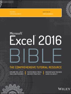 Excel 2016 Bible 1152 Pages PDF