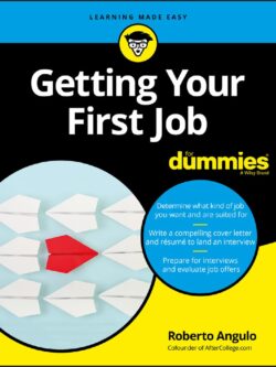 Getting Your First Job For Dummies 2017 PDF
