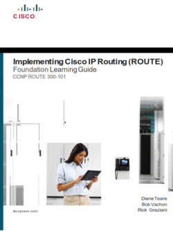 Implementing Cisco IP Routing ROUTE Foundation Learning Guide/Cisco Learning Lab