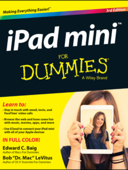 Ipad Mini for Dummies 3rd Edition 2015