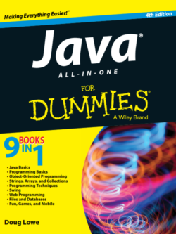 Java All in One For Dummies 4th Edition 2016