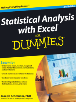 Statistical Analysis with Excel For Dummies