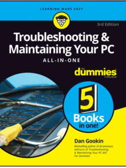 Troubleshooting and Maintaining Your PC All-in-One For Dummies 2017